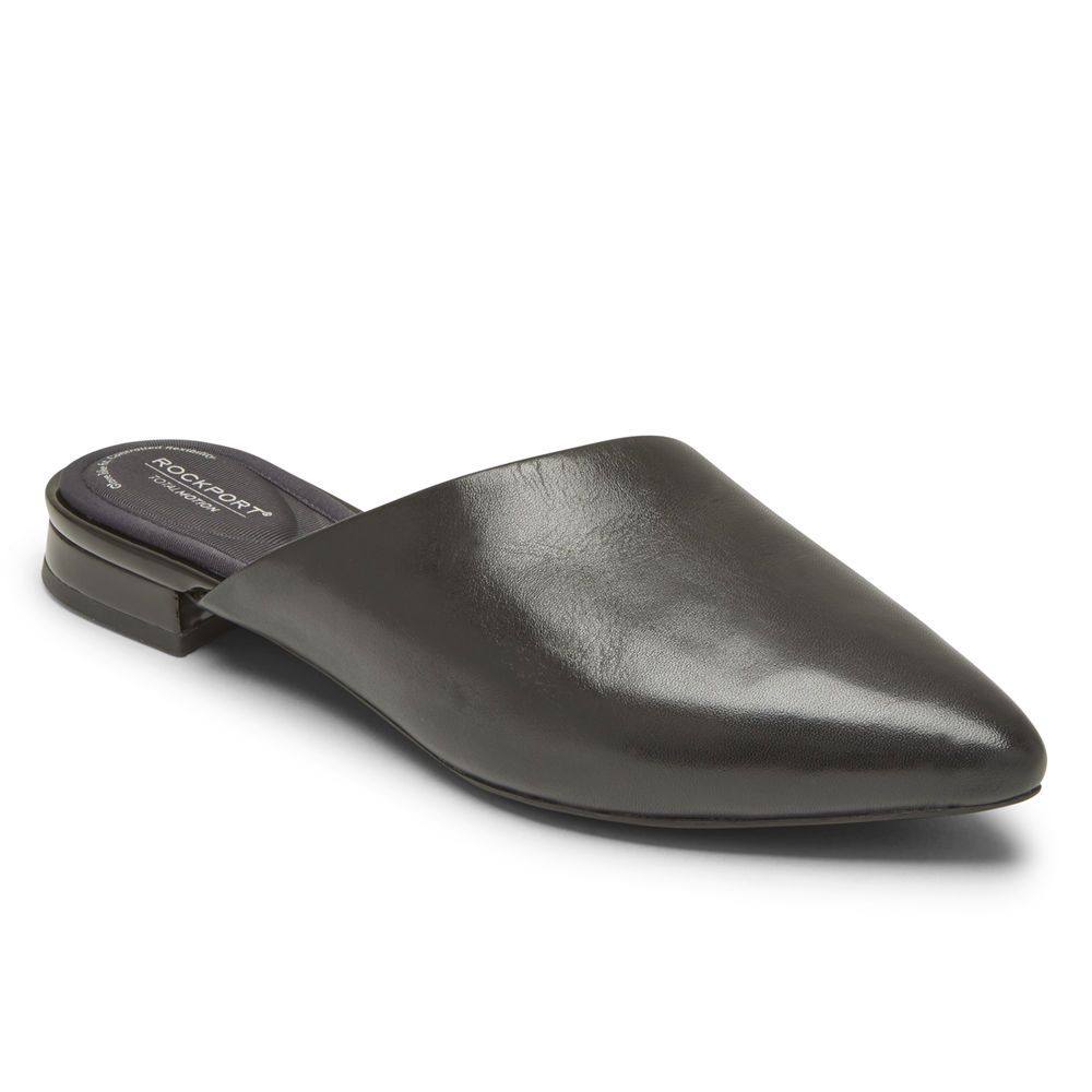 Rockport Muldyr Dame Svart - Total Motion Zuly Asymmetrical - ZFGL60182